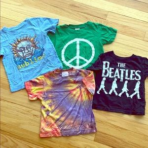 2T unisex band / good vibes tshirts
